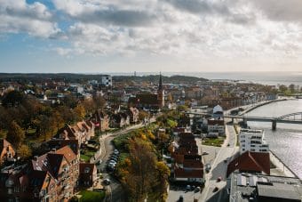 Udsigt over Sønderborg fra Alsik Hotel