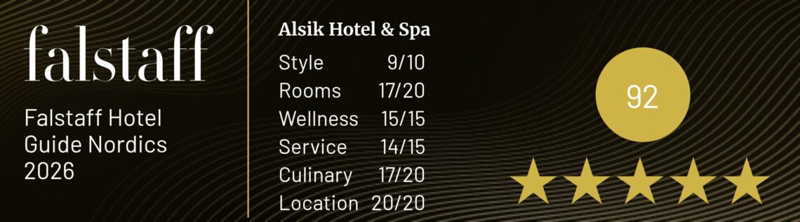 Falstaff Nordic kårer Alsik Hotel & Spa til Danmarks bedste spahotel